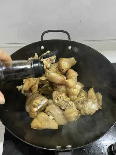 大豆入り豚足煮込みの作り方：7