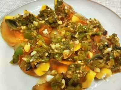 ローストチリと塩漬け卵の作り方：10