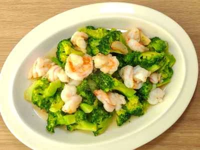 エビとブロッコリーの炒め物の作り方：7