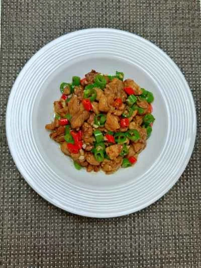 農家風鶏肉炒めの作り方：11