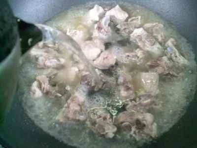 水たけのこの煮豚スペアリブの作り方：5