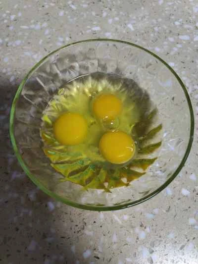 卵とヘチマの炒め物の作り方：3