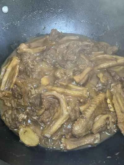 シソの葉で煮込んだ鴨肉の作り方：11