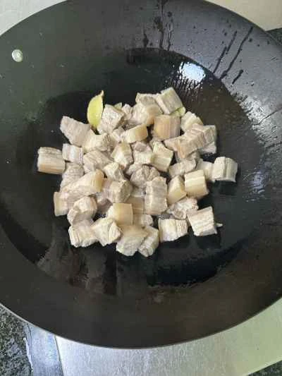 栗入り豚バラ肉の煮込み レシピ手順：4