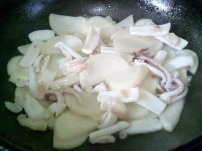 イカと大根の炒め物の作り方：10