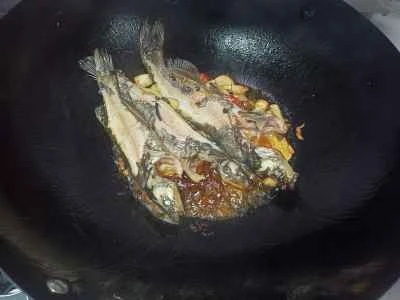 黄色いナマズと豆腐のレシピ手順：6