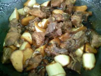 水たけのこの煮豚スペアリブの作り方：11