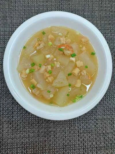 干しホタテと干しエビ入り冬瓜の煮込みの作り方：9