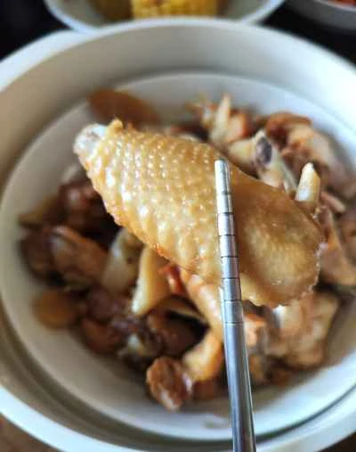 若芽入り蒸し鶏のレシピ