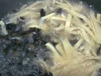 豆腐皮と野菜炒めの作り方：5