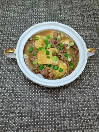 サテビーフと豆腐のキャセロールのレシピ