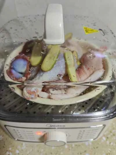 ネギ油チキンの作り方：3