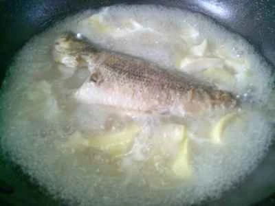 たけのこ入り魚の煮込み レシピ手順：7