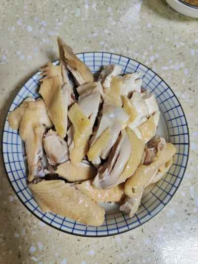 ネギ油チキンの作り方：9