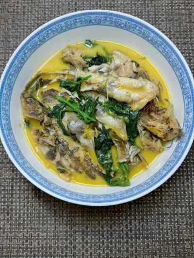 シソの葉で煮込んだ黄ナマズのレシピ