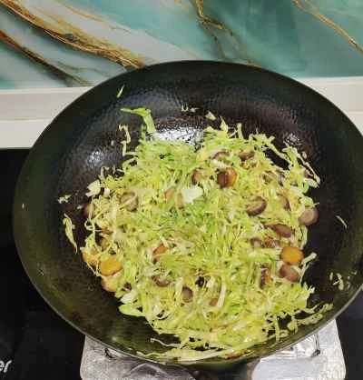 野菜炒めの作り方：5