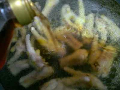 水タケノコと揚げグルテンを使った鶏足の煮込みの作り方：8