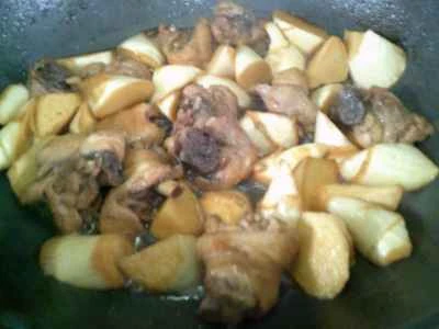 水煮タケノコ入り鶏肉の煮込みの作り方：11