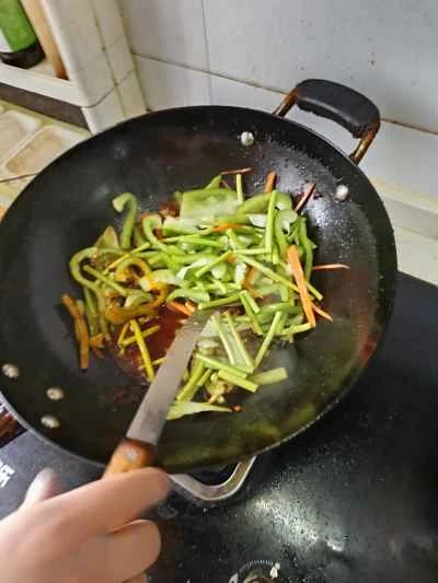 魚香肉（魚風味の細切り豚肉）の作り方：9