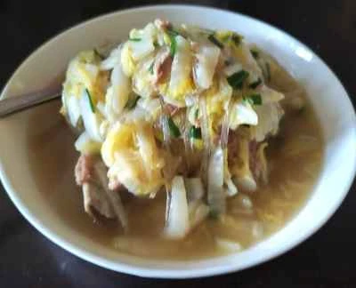 白菜入り豚スペアリブの煮込みレシピ