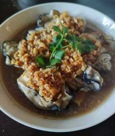 ニンニク蒸し牡蠣の作り方：8