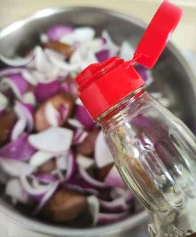 玉ねぎと赤ソーセージの炒め物の作り方：5