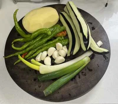 自家製「地球の三宝」レシピの手順：1