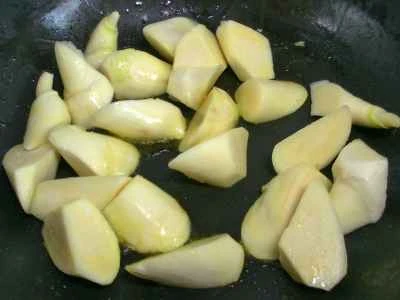 水タケノコ入りベジタリアンチキンの煮込みの作り方：7