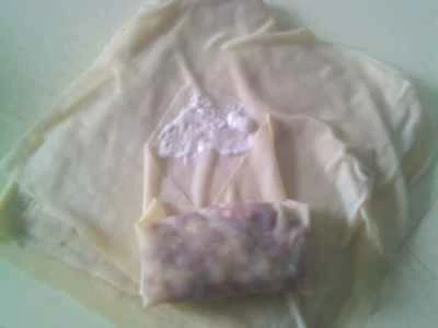 豆腐の皮の煮込み巻きを作る手順：9