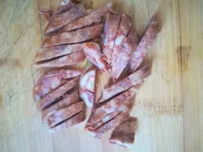 ゴーヤとソーセージの炒め物の作り方:4