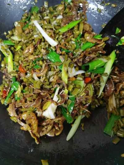 鶏砂肝とインゲンのピクルスのスパイシー炒めの作り方：10