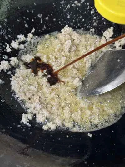 ひき肉とライスヌードルの作り方：5