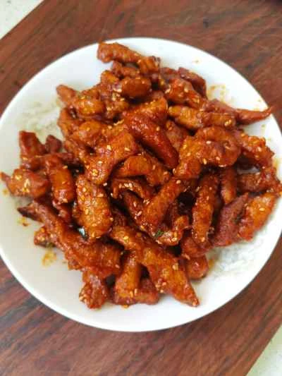 酢豚のレシピ手順：19