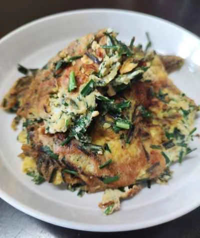 チャイブオムレツのレシピ