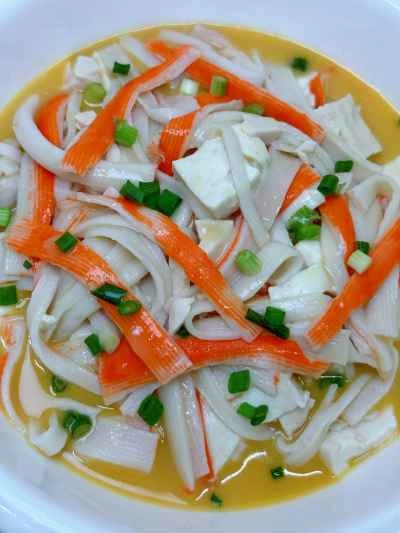 カニカマと豆腐のキャセロール レシピ手順：12