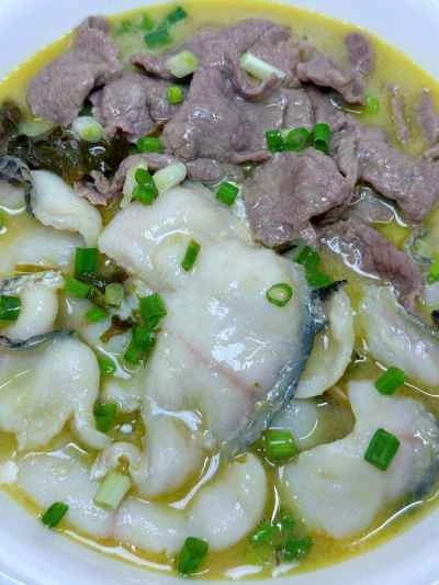 ザワークラウトと魚と牛肉のコンボの作り方：13