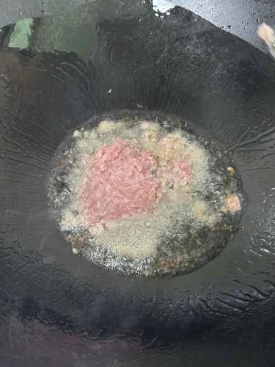 ひき肉と冬野菜の炒め物の作り方：4