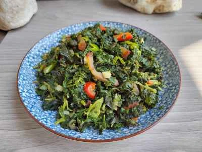 野生ゴマを使った豚肉の煮込みの作り方：7