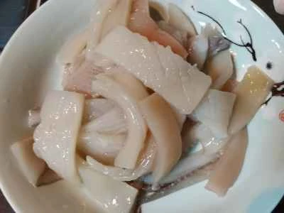 スパイシーなイカ巻き炒めの作り方：2