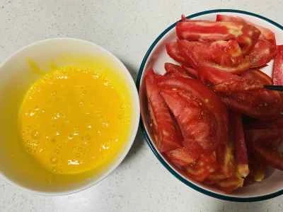 トマト入りスクランブルエッグの作り方：5