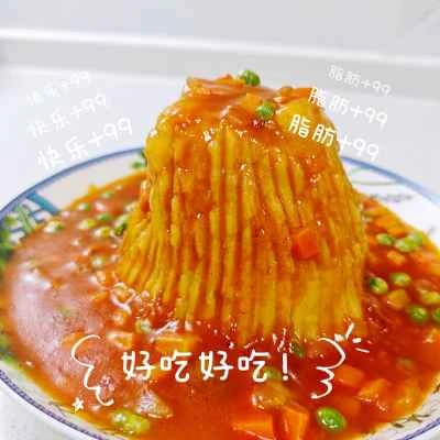 ボルケーノマッシュポテトのレシピ