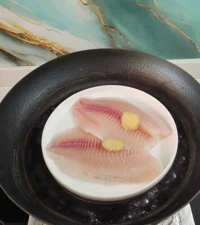 蒸し鯛のレシピ手順：2