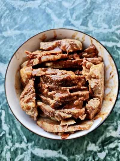 豚バラ肉の煮込み（発酵豆腐入り）の作り方：6