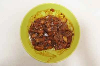 鶏肉の角切り炒めの作り方：2