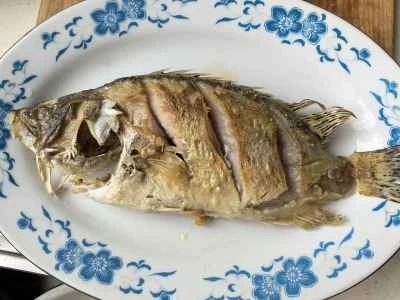 臭みのあるマンダリンフィッシュの煮込みの作り方：1