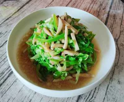 キャベツとピーマンのエリンギ炒めの作り方：6