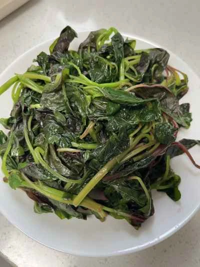 アマランサスのスープを作る手順：4