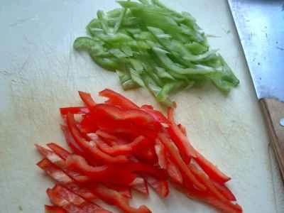 豆腐の皮と野菜炒めの作り方：4