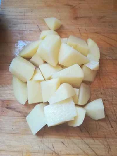 迪三仙（ジャガイモ、ナス、ピーマンの料理）の作り方：2