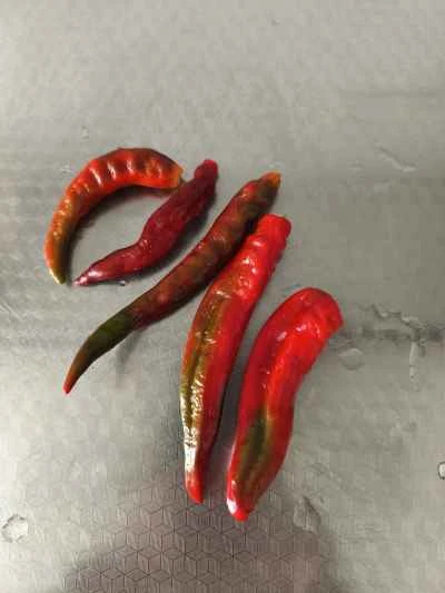 赤唐辛子入り乾燥豆腐炒めの作り方：1